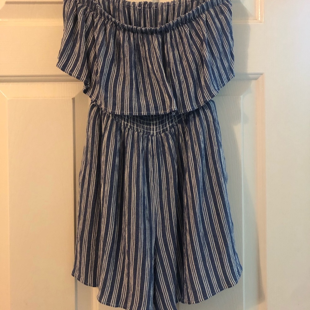 Strapless Romper